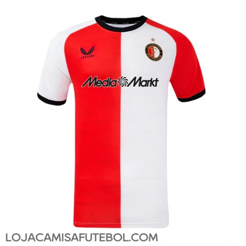 Camisa de Futebol Feyenoord Equipamento Principal 2024-25 Manga Curta